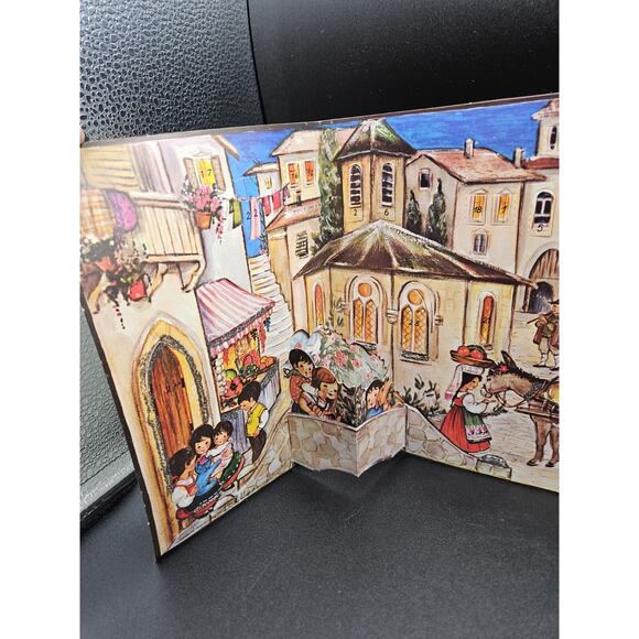 Vintage Christmas Advent Pop Up Calendar West Germany #255 Stuttgart-Rohr - Picture 4 of 7